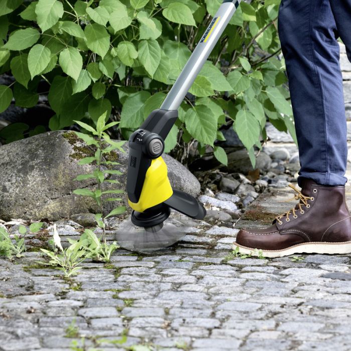 Тример садовий акумуляторний Karcher WRE 18-55 для видалення бур'янів 18В 2.85кг без АКБ та ЗП