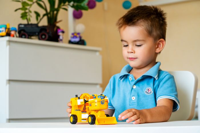 Конструктор-трансформер Super Wings Small Blocks 2-in-1 Buildable Transforming Vehicle Донни (Donnie)
