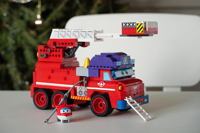 Конструктор Super Wings Small Blocks Buildable Vehicle Set Спаркі (Sparky)