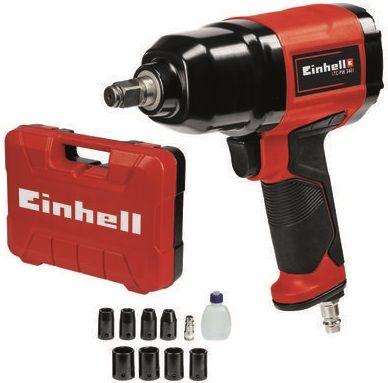 Гайковерт пневматичний Einhell TC-PW 340, 340Нм, 6.3бар, 142л/хв, 1.9кг