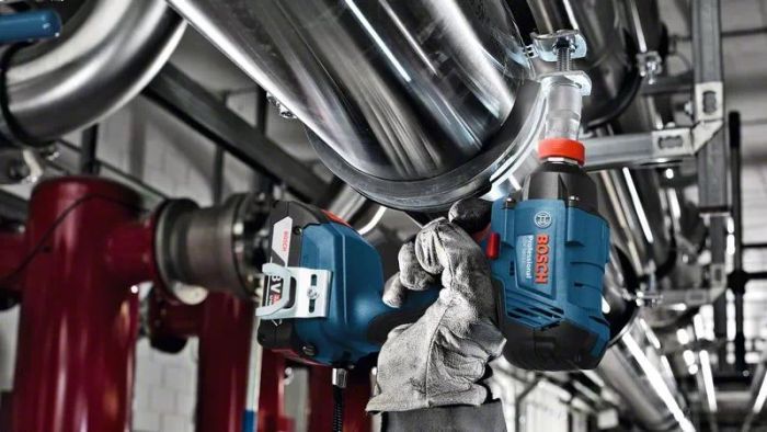 Гвинтоверт ударний акумуляторний Bosch Professional GDX 180-Li 18В АКБ 2х2А·год 2800об/хв 180Нм M6-M14 кейс 1.1кг