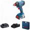Гвинтоверт ударний акумуляторний Bosch Professional GDX 180-Li 18В АКБ 2х2А·год 2800об/хв 180Нм M6-M14 кейс 1.1кг