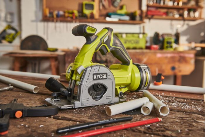 Пила дискова універсальна акумуляторна Ryobi R18MMS-0 ONE+ 18В 85мм 1.9кг без АКБ та ЗП