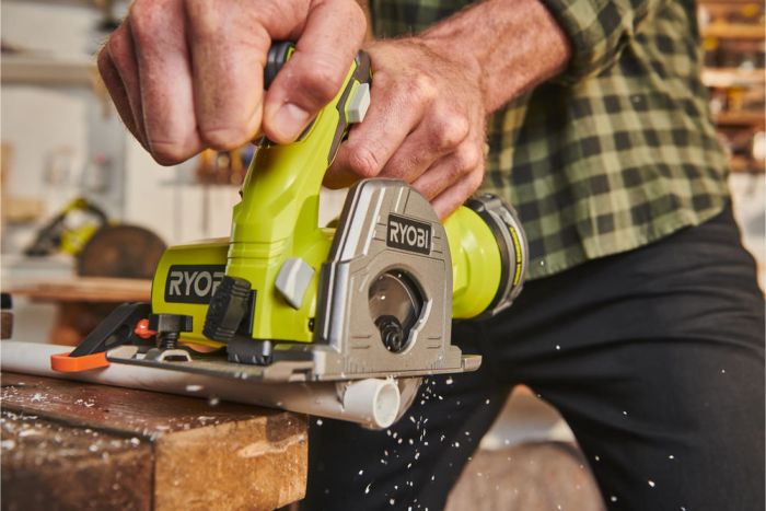 Пила дискова універсальна акумуляторна Ryobi R18MMS-0 ONE+ 18В 85мм 1.9кг без АКБ та ЗП