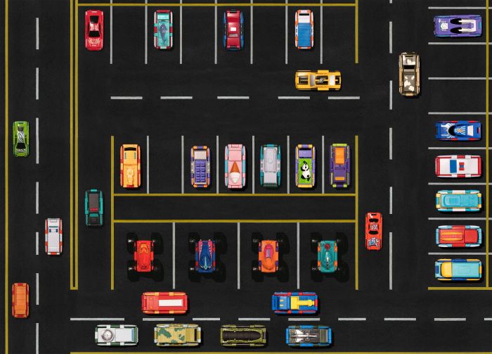 Машинка-трансформер Flip Cars 2 в 1 Спорткары, Черный спорткар и Классический спорткар