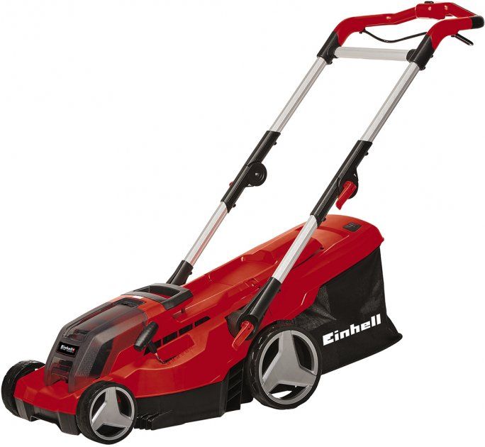 Газонокосарка акумуляторна Einhell PXC GE-CM 36/37 Li 36В(18+18) 37см 45л 25-75мм 14.3кг без АКБ та ЗП