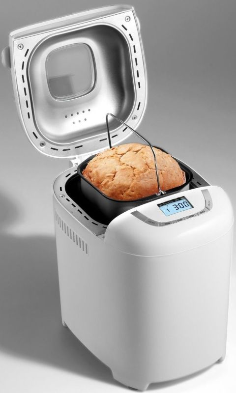 Хлібопічка Gorenje 550Вт, програм-15, макс.вага -0.9кг, форма прямокутник, пластик, білий