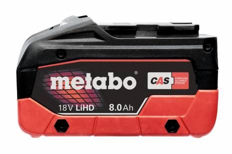 Аккумулятор Metabo LIHD 18В 8А·час 0.98кг