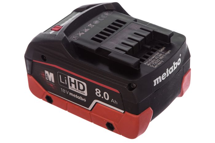 Аккумулятор Metabo LIHD 18В 8А·час 0.98кг