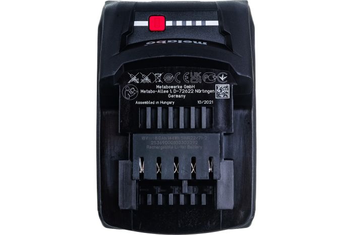 Аккумулятор Metabo LIHD 18В 8А·час 0.98кг