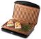 Гриль George Foreman притискний Fit Grill Copper Medium 1630Вт, темп. режимів-1, пластик, чорний