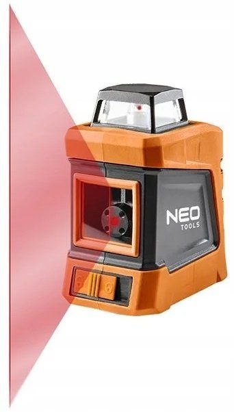 Нівелір лазерний Neo Tools, до 15м, ±0.03мм/м, 360° по вертикалі, з футляром та штативом 1.5м, IP54