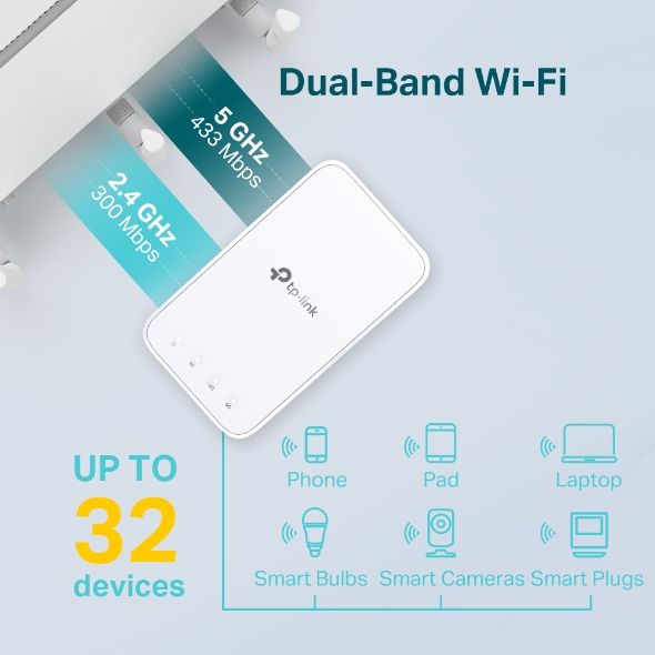 Розширювач покриття WiFi TP-LINK  AC750, 1хFE LAN TP-Link RE230