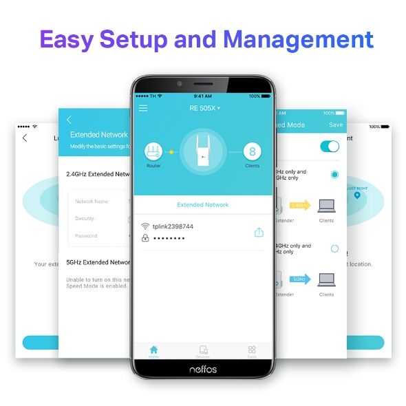 Розширювач покриття WiFi TP-LINK  AX1500, 1хGE LAN, MESH TP-Link RE505X