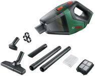 Пылесос профессиональный аккумуляторный Bosch UniversalVac 18, 18В, акб 1х2.5Ач, 9кПа, контейнер 0.5л, 1.3кг