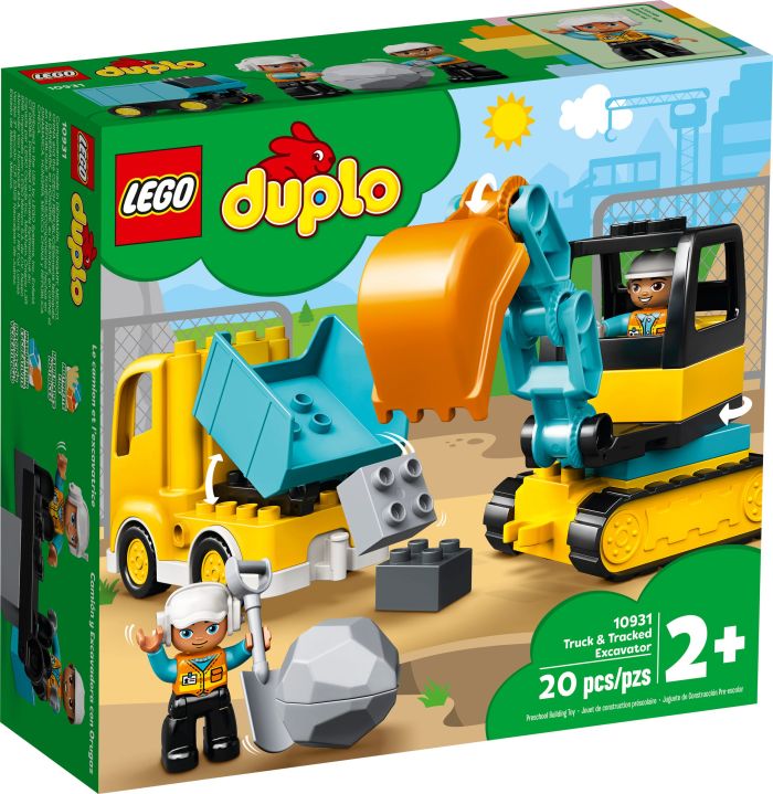 Конструктор LEGO DUPLO Вантажівка і гусеничний екскаватор