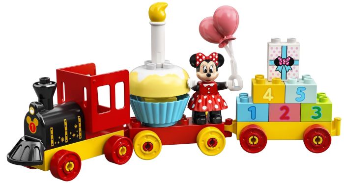 Конструктор LEGO DUPLO Праздничный поезд Микки и Минни