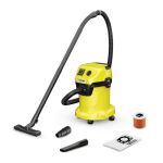 Пылесос профессиональный Karcher WD 3 P V-17/4/20, 1000Вт, розетка 220В, контейнер 17л, 4.86кг