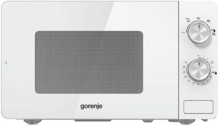 Микроволновая печь Gorenje, 20л, мех. управл., 800Вт, белый