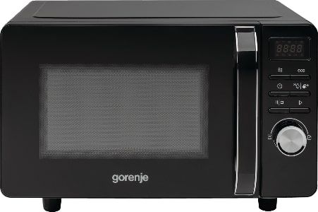 Микроволновая печь Gorenje, 20л, электр. управл., 700Вт, гриль, дисплей, черный