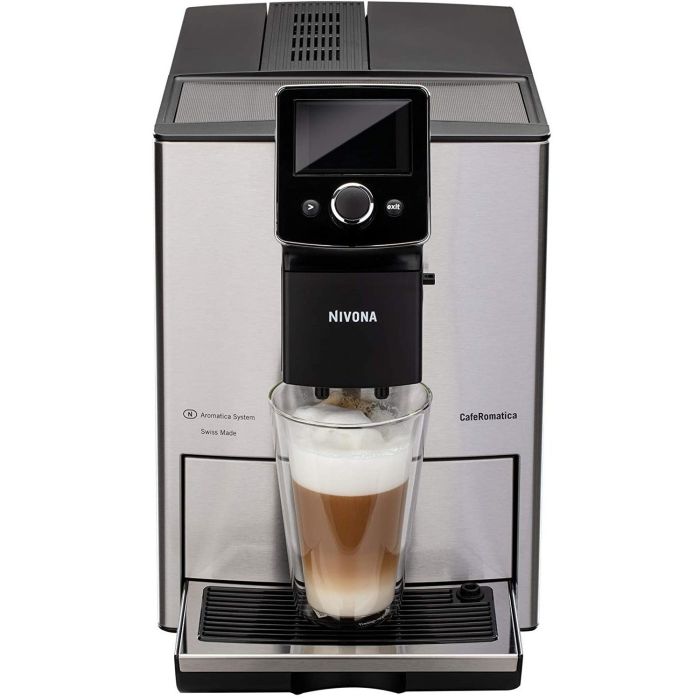Кавомашина NIVONA CafeRomatica 2.2л, зерно + мелена, автомат.капучинатор, авторецептів - 9, метал