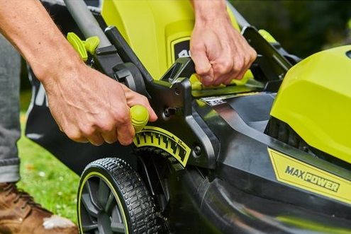 Газонокосилка аккумуляторная Ryobi Max Power RY36LM40A-0 36В 40см 50л 25-75мм 18.6кг без АКБ и ЗУ