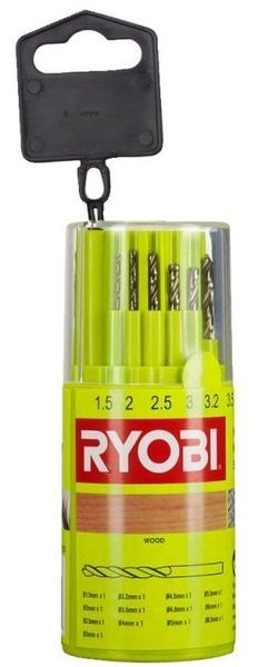 Набір свердел по металу Ryobi RAK13HSS 13шт, 1-6.5