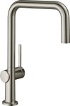 Змішувач для кухні Hansgrohe Talis M54, довж.виливу - 216мм, поворотний, 1важіль, KMU220, сталь