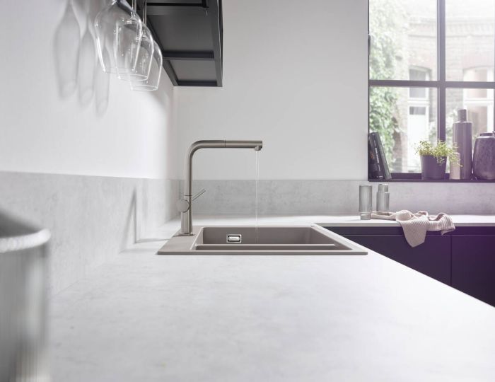 Змішувач для кухні Hansgrohe Talis M54, довж.виливу - 215мм, витяжний, 1важіль, KM270sBox, хром