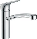 Змішувач для кухні Hansgrohe Logis, довж.виливу - 220мм, поворотний, 1важіль, KM160, хром