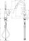 Смеситель для кухни Hansgrohe Focus, дл.излива - 235мм, вытяжной, 1 рычаг, KM240, хром