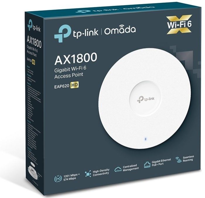 Точка доступа TP-LINK EAP620 HD AX1800, 1xGE LAN, PoE