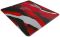 Игровая поверхность Xtrfy GP4 Abstract Retro L (460 x 400 x 4мм), Червоний