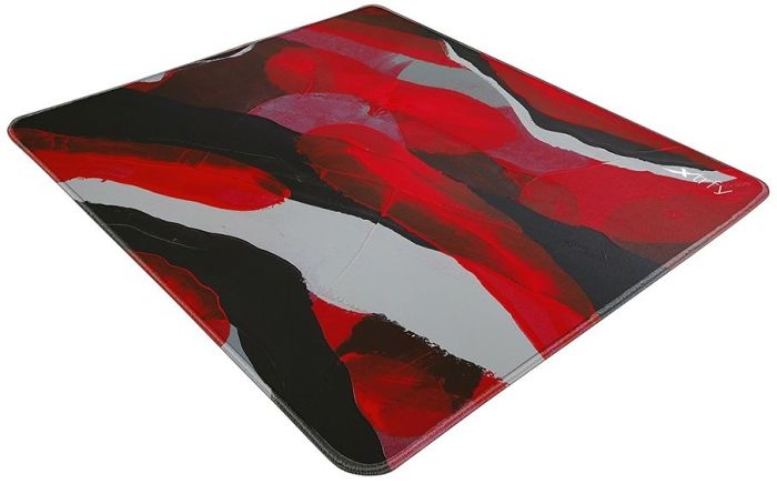 Игровая поверхность Xtrfy GP4 Abstract Retro L (460 x 400 x 4мм), Червоний