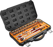 Набор инструментов Neo Tools, набор торцевых головок 1/2", 33шт, CrV