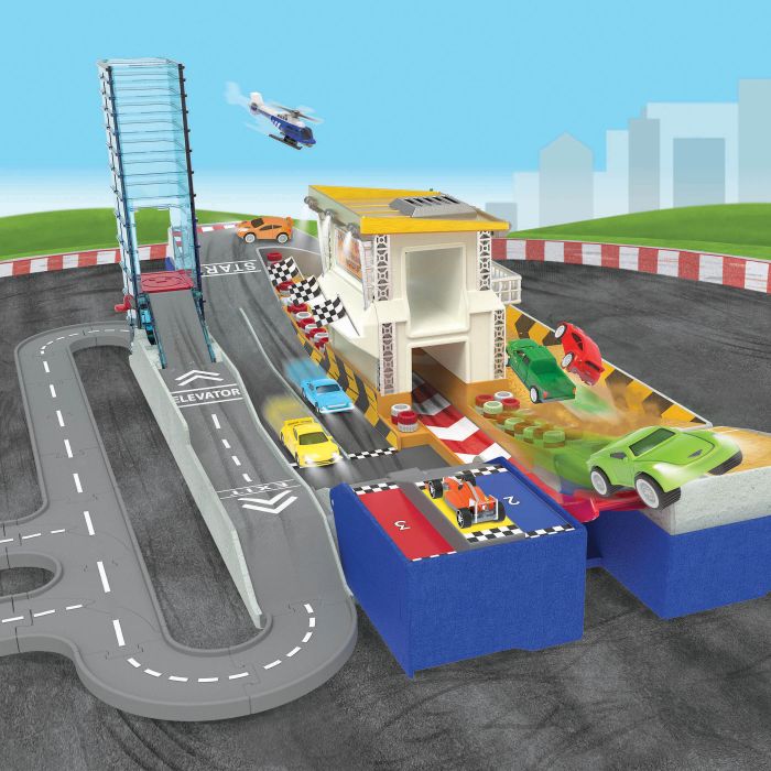 Игровой набор DRIVEN Pocket series Гоночная трасса 2в1, 80эл