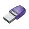 Накопитель Kingston  128GB USB 3.2 Type-A Gen1 + Type-C DT microDuo 3C R200MB/s
