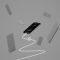Кабель USB-C > Lightning заряджання/синхронізації Belkin 1м, Type-C, плетений, силіконовий, з ремінцем на магніті, білий