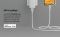 Кабель USB-A > Lightning зарядки/синхронизации Belkin, 1м, силиконовый, с клипсой, белый
