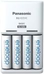 Зарядний пристрій Basic Charger+  Акумулятор Eneloop NI-MH  AA 2000 мАг, 4 шт.