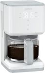 Кавоварка Tefal крапельна Sense 1.25л, мелена, LED-дисплей, сенсор.керування, білий