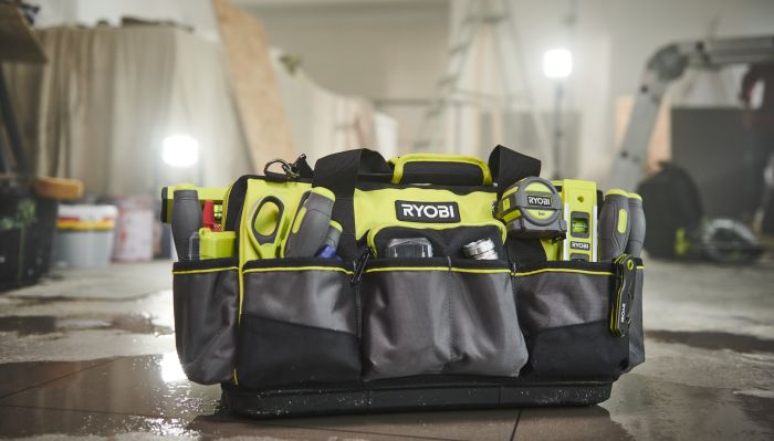 Сумка для инструмента Ryobi RSSMTB1, 33л, жесткая конструкция, полиэстер, 29х46х26см
