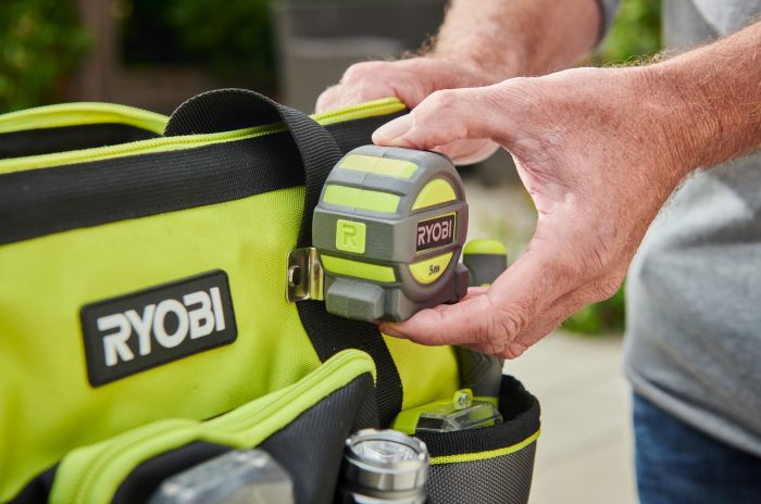 Сумка для инструмента Ryobi RSSMTB1, 33л, жесткая конструкция, полиэстер, 29х46х26см