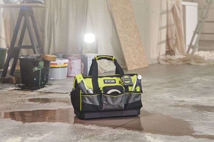 Сумка для инструмента Ryobi RSSSTB1, 22л, жесткая конструкция, полиэстер, 20.5х38х29см