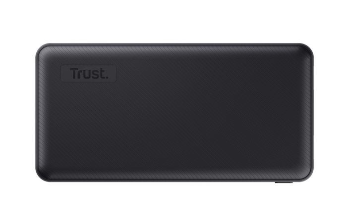 Портативное зарядное устройство power bank Trust Primo ECO, 15000мА·год, 2хUSB-A/USB-C, 15W, Чорний