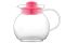 Заварник Termisil Maja, 1500мл, боросиликатное стекло, пластик, малиновий, прозрачный