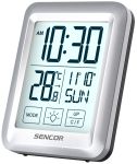Термогигрометр Sencor, внутр. измерение, АААх2, темп-ра, влажность, время, серебро
