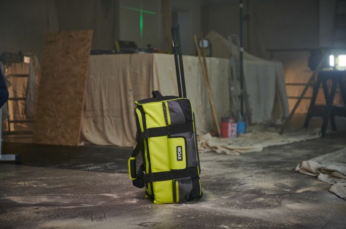 Сумка для инструмента Ryobi RSSLTB2, 49л, на колесиках, телескопическая ручка, полиэстер, 30х56х29см