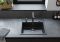 Мойка кухонная Hansgrohe S52, гранит, прямоуг., без крыла, 550х490х190мм, чаша- 1, встраиваемая, S520-F510, черный графит