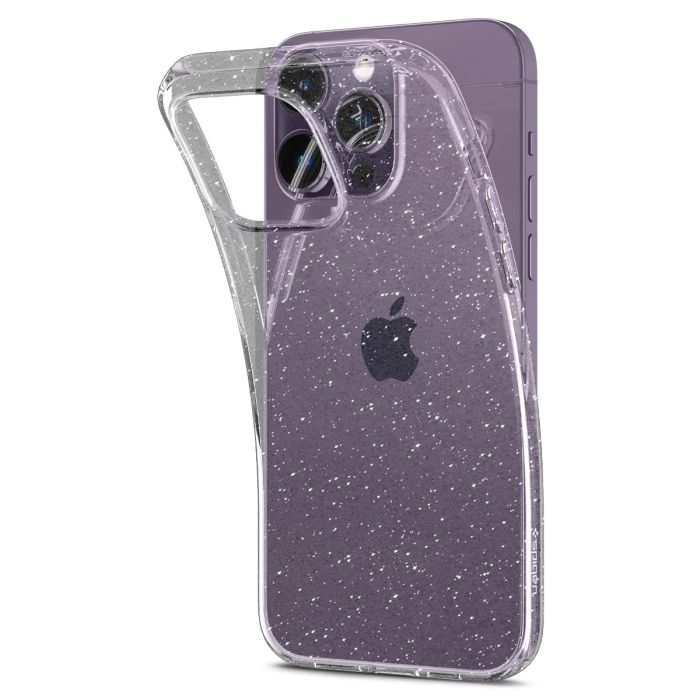 Чехол Spigen для iPhone 14 Pro, Liquid Crystal Glitter, Rose Quartz